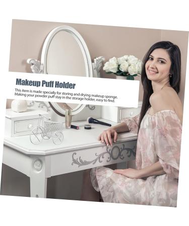 Healeved Iron Bicycle Sponge Display Stand Sponge Puff Rack Sponge Egg Rack Makeup Puff Holder Powder Puff Holder Cosmetic Rack Makeup Rack Makeup Sponge Holder Sponge Egg Holder - Buy Online on GoSupps.com