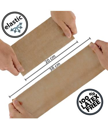 Alpidex Self-Adhesive Elastic Bandage Tape - 6 Rolls 10cm x 4.5m | Beige | Ideal for Horses Dogs & Humans - Durable Vet Wrap for Sports & First Aid - Buy Online on GoSupps.com