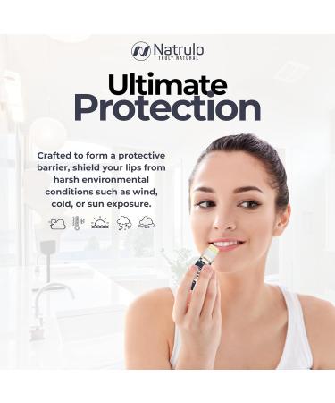 Beef Tallow Lip Balm Natural Tallow Beeswax Chapstick Hydrating Moisturizer Grass Fed Bison Tallow Balm Lip Care Soothes Chapped Dry Lips Sensitive Skin Long Lasting & Vitamin Rich USA-Made - Buy Online on GoSupps.com