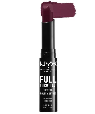 NYX Cosmetics Full Throttle Lipstick Night Crawler - Intense Matte Finish - Buy Online on GoSupps.com
