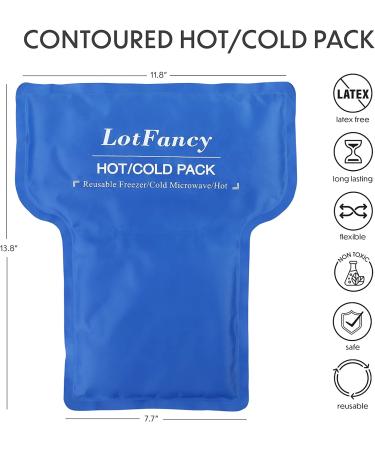 LotFancy Hip Brace with Hot Cold Gel Pack - Compression Support for Hip, Thigh, Sciatica - Pain Relief for Arthritis, Bursitis, Injuries - Men and Women - Buy Online on GoSupps.com