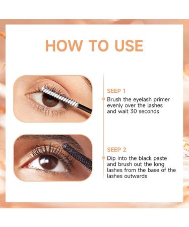 Mascara Volume and Length | Tubing Eyelash Double Ended Mascara Black Waterproof | Eyelash Mascara Volumising and Lengthening For Women Girls Pochy - Buy Online on GoSupps.com