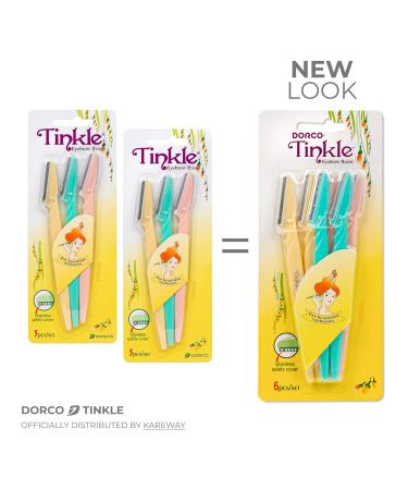 Tinkle Eyebrow Razor 3ct per Pack (4pk) - Dermaplaning Tool for Skincare Party Favors - Buy Online on GoSupps.com