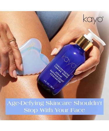 Kayo Concentrated Firming Serum 4 oz. | Hydrating and Firming Formula with Hyaluronic Acid, Caffeine, and Omega Oils | Tighten and Moisturize Skin for All-day Hydration - Buy Online on GoSupps.com
