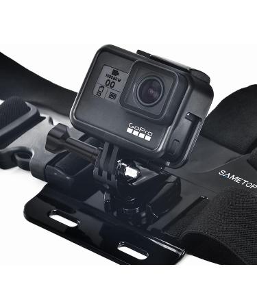 Sametop Chest Mount Harness for GoPro & Action Cameras - Compatible with Hero 11, 10, 9, 8, 7, 6, 5, 4, Session & More - Buy Online on GoSupps.com