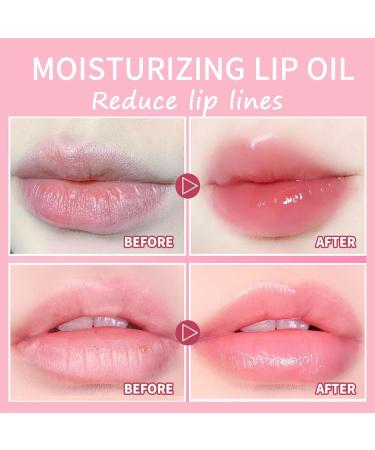 4Pcs Roll On Lip Oil Hydrating Lip Gloss Set Lip Shine Fruit Lip Gloss Transparent Plumping Lip Gloss Natural Shiny Crystal Jelly Liquid Lipstick Long Lasting Lip Care for Women & Girl (4 PCS A001) - Buy Online on GoSupps.com