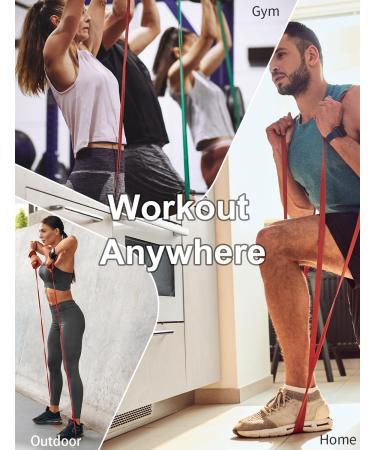 Fitarc Resistance Bands Set - 3 Adjustable Bands for Pilates Yoga & Home Gym | Perfect for Men & Women | Includes Pull-Up Helpers Handles and Door Anchors - Buy Online on GoSupps.com