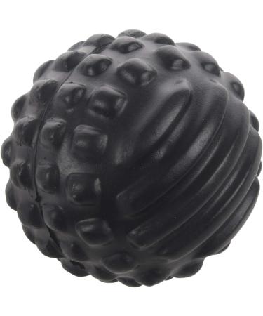 Melairo PU Foam Shock Fascia Ball - Waterproof Muscle Relaxation & Fitness Massage Ball | Easy to Clean Healthcare Tool - Black - Buy Online on GoSupps.com