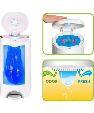 Diaper Pail Refill Bags - 34 Bags, Holds 1020 Diapers - Compatible with Arm&Hammer Diaper Pail System - Buy Online on GoSupps.com