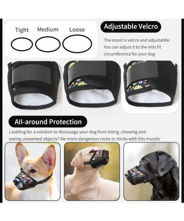 Heele Dog Muzzle - Soft Nylon Air Mesh Breathable & Comfortable Muzzle for Dogs | International Shipping - Buy Online on GoSupps.com