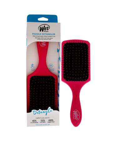 Wet Brush Paddle Detangler  Pink 1 Count (Pack of 1)