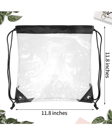 30-Piece Clear Drawstring Backpack Set | Waterproof Transparent Stadium Bags for Gym, Concerts, Travel | Beach, Swimming, Sports & Stadium Approved - Buy Online on GoSupps.com