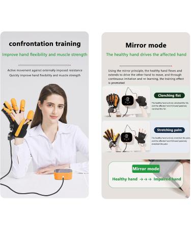 Upgrade Hand Rehabilitation Robot Gloves Finger Orthosis Adjustable Strength Rechargeable Finger Rehab Trainer for Hemiplegia Arthritis Dysfunction Recovery(Size:XL Color:Left Hand) X-Large Left Hand - Buy Online on GoSupps.com