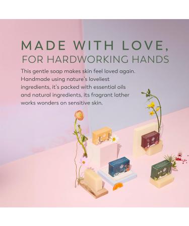Shop Handmade Soap Company Lavender Rosemary Thyme Mint Soap Bar | Organic Cruelty-Free Vegan Bath Soap 3.5 oz - Buy Online on GoSupps.com