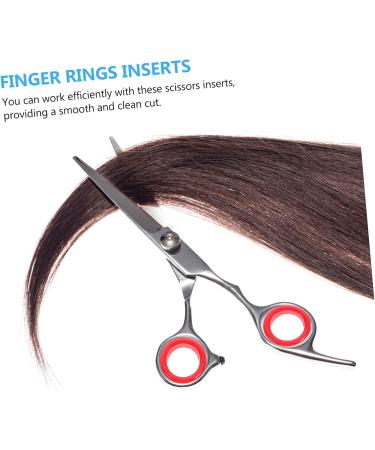 PopetPop Slip-Resistant Dog Care Scissors Accessories - 42 StK Fingerfall Inserts Soft Silicone Mosaic Rings Multi-Color Set (7 pcs) - Buy Online on GoSupps.com