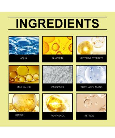  Uzionoie Retinol Boost Eye Cream Retinol Serum Soft Face Cream Retinol Serum Firming Cream Suitable for All Skin Types - Buy Online on GoSupps.com