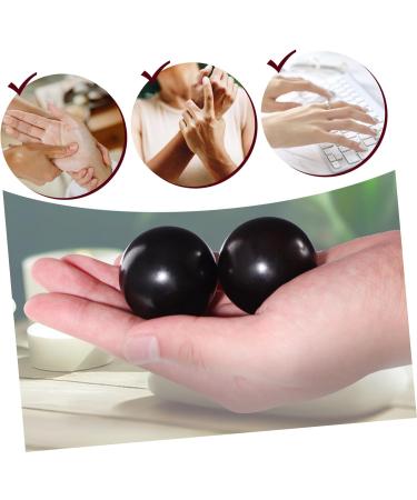 2nd Hand Wooden Massage Balls - Handball Stress Relief Exercise Tool | Chinese Rosewood Craft - Buy Online on GoSupps.com