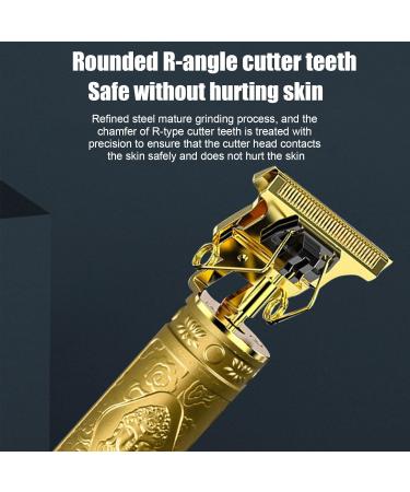 Hair Clippers - Mens Beard Groomer Body Hair Trimmer | Haircut Beard Trimmer and Grooming Kit Hair Clippers Zero Gapped Cordless Hair Trimmer for Men Boys Family Use Gold - Buy Online on GoSupps.com