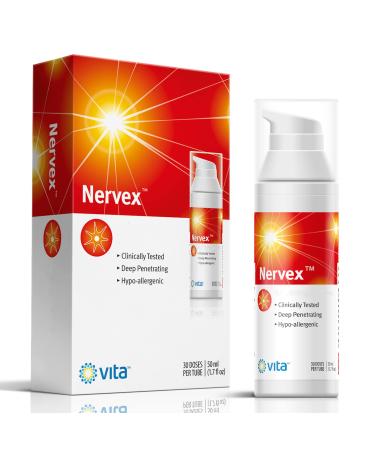 Vita Sciences Maximum Neuropathy Support Peripheral Neuropathy Fibromyalgia Scientifically Developed for Effective Natural Fast Relief Cream Treatment for Feet Hands Legs Toes | Nervex