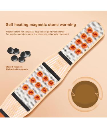 Moum Routes Magnetic Lower Back Support | Self-Heating Nylon Waist Bandage for Women & Seniors | Breathable Hot Compress | All-Year Comfort - Buy Online on GoSupps.com