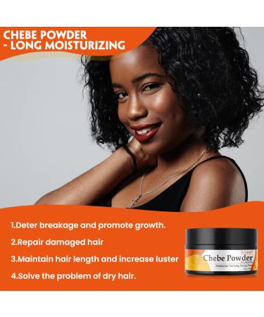 Brzeaf Natural Chebe Powder (30g) - African Hair Growth Treatment | Moisturizing & Lubricating | Prevents Breakage & Promotes Deep Conditioning - Buy Online on GoSupps.com