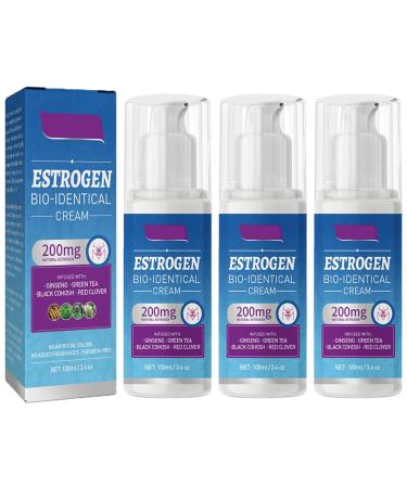 Menopausal Estrogen Cream Nurse Cream for Reducing Emotional Fluctuation of Female Climacteric Fatigue and Hot Flashes and Climacteric Relief and Balance Nursing Cream (3pcs)