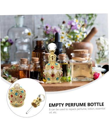 Didiseaon Essential Oil Bottle Make up Fancy Travel Alloy 8.3x3.5cm Golden - Buy Online on GoSupps.com