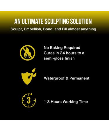 Wargames Delivered Apoxie Sculpt Color Kits for Molding, Filling, and Home Decor - Adhesive Power, Waterproof Air Dry Clay by Aves Earth (Bronze, Natural, Pink, Orange) - Buy Online on GoSupps.com