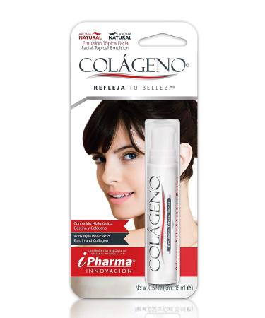 IPHARMA Collagen and Hyaluronic Acid Face Cream - 0.24 Fl Oz | Reduces Expression Lines | Natural Aroma - Buy Online on GoSupps.com