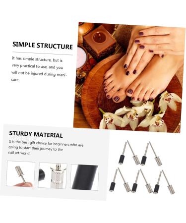 Beavorty 1 Set nail polisher nail kits nail grinding bit Cuticle Electric Nail File Nail Polish Bit Nail Drill Bit Ceramic Acrylic Nail Bit Kit emery cloth stainless steel nail rubber - Buy Online on GoSupps.com