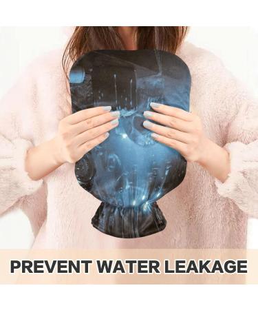 Naanle Haunted Castle Halloween Skull Hot Water Bottle | 1L Hand & Foot Warmer for Pain Relief | Premium Heat & Cold Therapy Solution - Buy Online on GoSupps.com