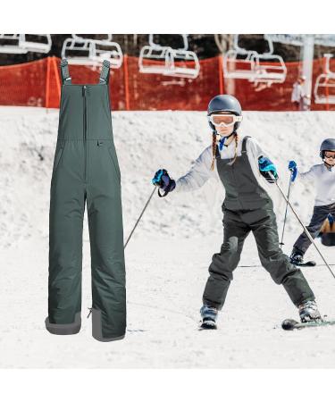 TNGXXWL Snow Bibs Overalls - Waterproof & Windproof Ski Bib Pants for Men, Women & Kids - Grey Large - Buy Online on GoSupps.com