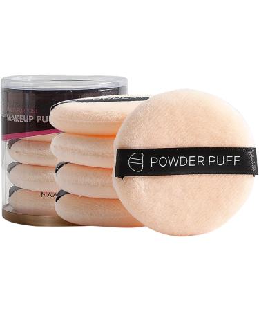 Powder Puff for Face Powder - Face Powder Puff Cosmetic Powder Puff Portable Soft Sponge Pads with Ribbon Bands Washable Makeup Tool Shakven Skin Color - Buy Online on GoSupps.com