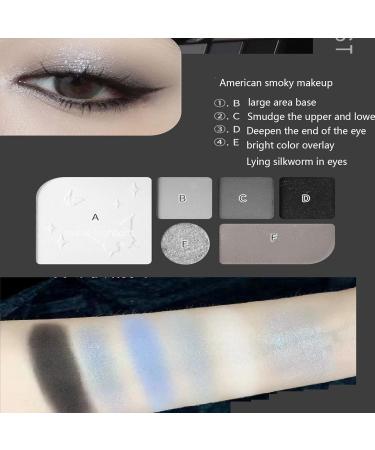 Smoky Eye Shadow Palette - Matte & Pearlescent Waterproof Eyeshadow for Long-Lasting Cool Daily Makeup - Buy Online on GoSupps.com