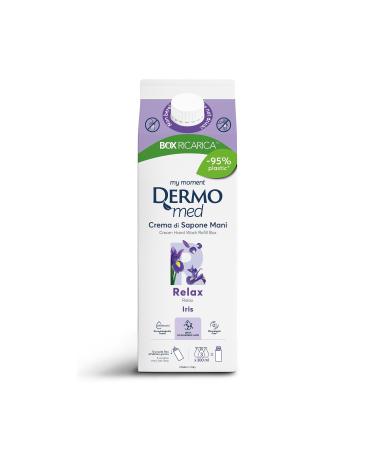 Dermomed Dermomed Eco-Recharge Liquid Hand Soap Cream Makes Your Skin Soft and Velvety with Hyaluronic Acid Repairs and Moisturizes Skin Dermatologically Tested 900ml