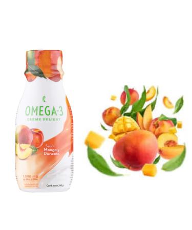 Melaleuca Omega 3 Cr me Delight Peach Mango Tango 12oz Bottle