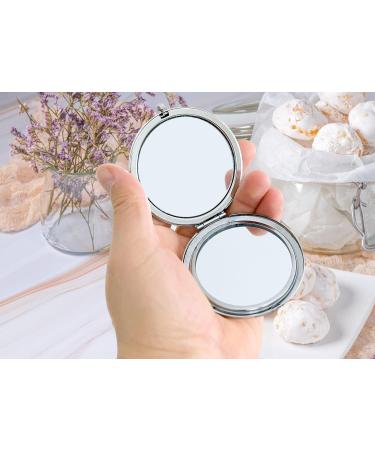 LRUIOMVE Friendship Gifts - Inspirational Silver Engraved Travel Makeup Mirror - Buy Online on GoSupps.com