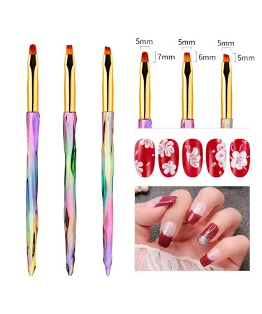 3-Piece Nail Art Brush Set with Light Therapy Pen | DIY Creative Manicure Tools for Stunning Nail Designs - International Shipping Available - Buy Online on GoSupps.com