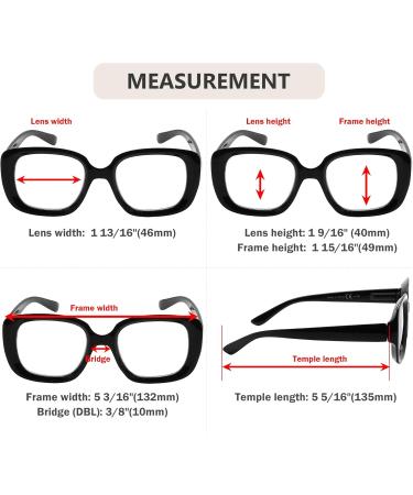 Eyekepper Reading Glasses for Women - Stylish Black +2.75 Diopters | International Shipping Available - Buy Online on GoSupps.com