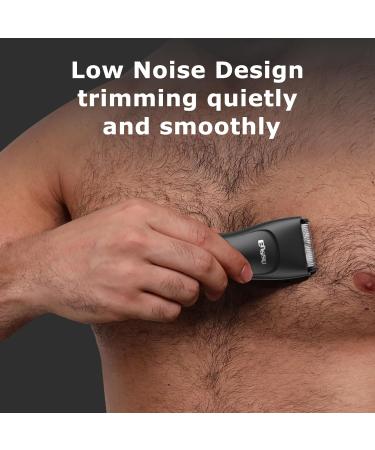 ENSSU Body Hair Trimmer for Men | Waterproof Electric Manscape Groin Trimmer with Skin-Safe Ceramic Blade | Ideal for Chest Beard & Pubic Hair - Buy Online on GoSupps.com