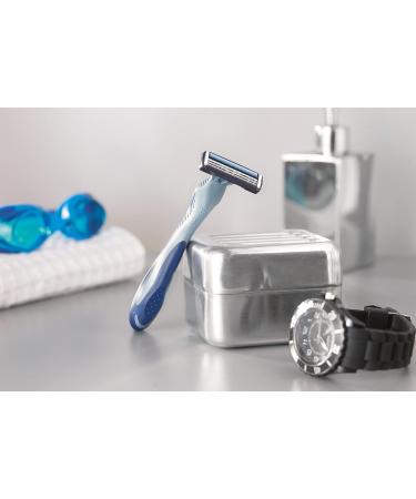 Bic Flex 3 Comfort Men's Razors Pack of 8 - with Three Movable-Blade Razors and Lubricating Strips for an Extra Smooth Shave 3 Count (Pack of 8) - Buy Online on GoSupps.com