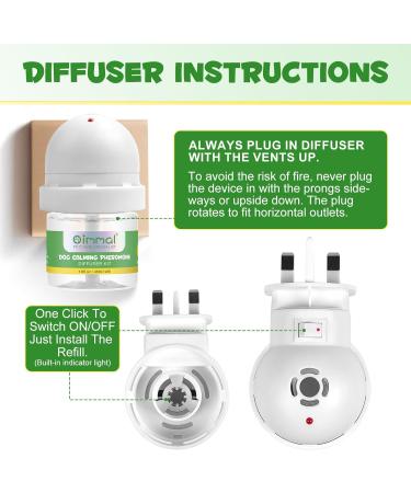 Calming Dog Diffuser | Pheromone Starter Kit for Anxiety Relief | Pet Supplies for Anxious Dogs | UK Plug | 48ml - Buy Online on GoSupps.com