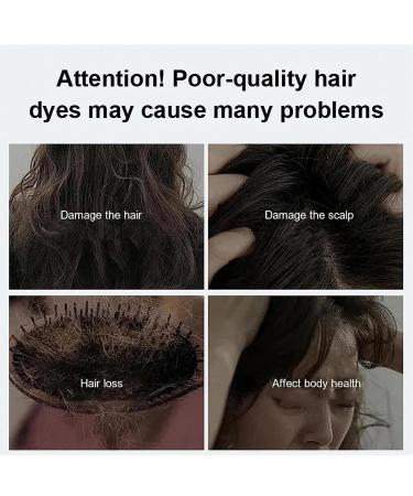 Natural Plant Bubble Hair Dye | Pure Plant Extract for Grey Hair | Black Bubble Dye Shampoo | Plant-Based Hair Color Solutions - Buy Online on GoSupps.com