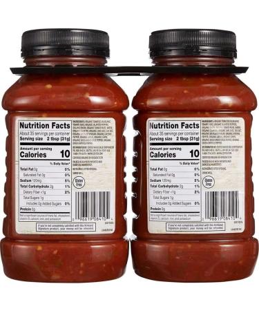 Kirkland Signature Organic Salsa Medium 2 x 1.08kg - Buy Online on GoSupps.com