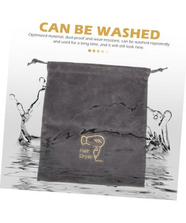 BIUDECO 2pcs Hair Dryer Bag Travel Hair Dryer Makeup Towels Black Hair Dryer Storage Pouches Cosmetic Bag - Buy Online on GoSupps.com