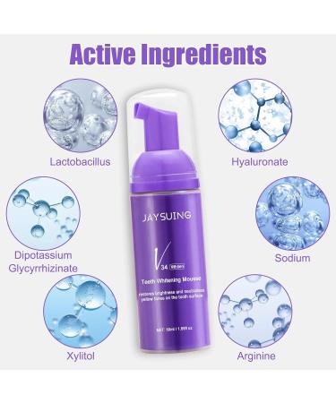 Lila V34 Violet Toothpaste - Whitening & Stain Removal | Deep Stain Repair & Gum Health - Buy Online on GoSupps.com