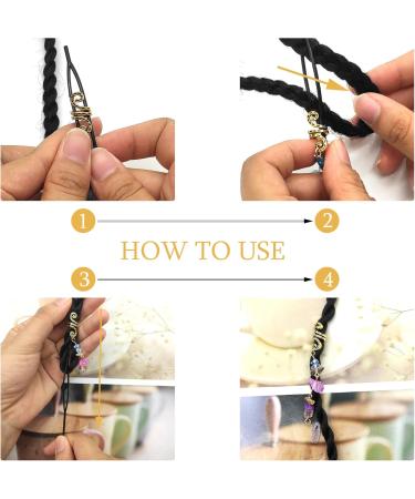 XCSJ Dreadlocks Beads Metal Hair Dreadlocks Jewellery Gold Adjustable Hair Metal Cuffs Hair Spirals Clips Beads Fletcher Hair Accessories Hair Dreadlocks Accessories for Women Men Braids 26 Pieces - Buy Online on GoSupps.com