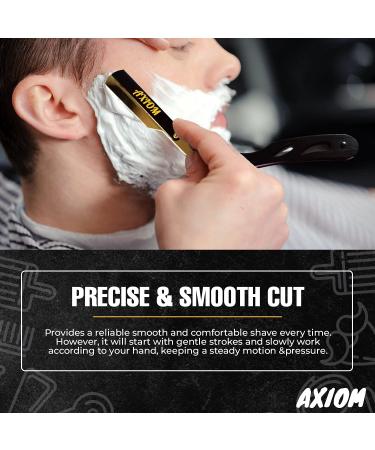 Buy Axiom Professional Straight Razor Kit - 30 Derby Blades Stainless Steel Shavette for Smooth Shaving | Perfect Gift for Men & Salons - International Shipping Available - Buy Online on GoSupps.com