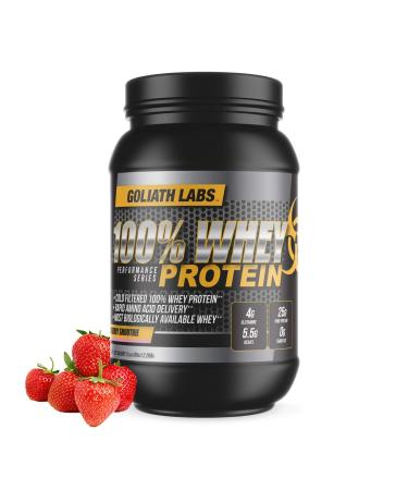 Goliath Labs Whey Protein (10 lbs, Strawberry) Strawberry 10 Pound (Pack of 2)