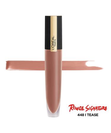 L'Oreal Paris Matte Lip Stain - I Tease | Long-Lasting 0.23 Fl Oz - Buy Online on GoSupps.com